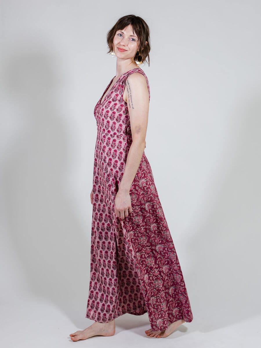 Mata Traders Bekka Maxi Dress Magenta