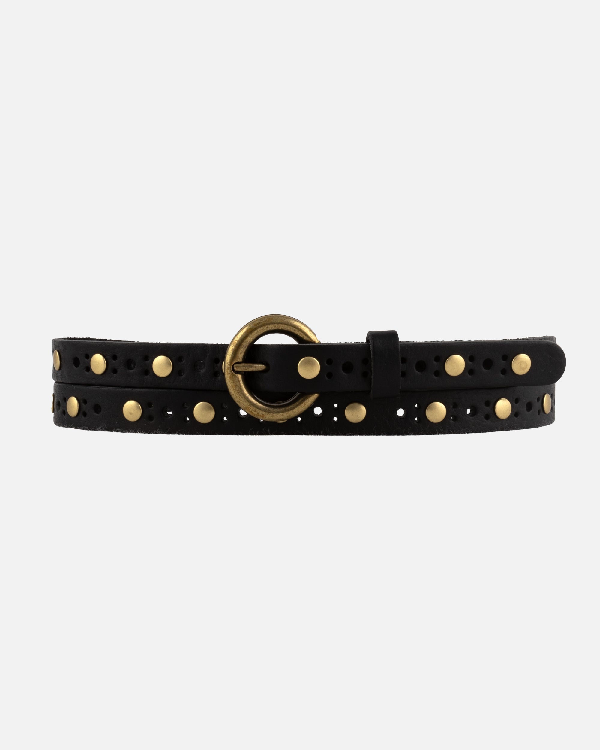 Amsterdam Heritage Chloe Vintage Studded Skinny Belt