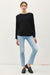 NYLAND Noel Oversized Slight Bat Wing Sweater Black