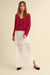 NYLAND Margo Tie Front Cardigan RED