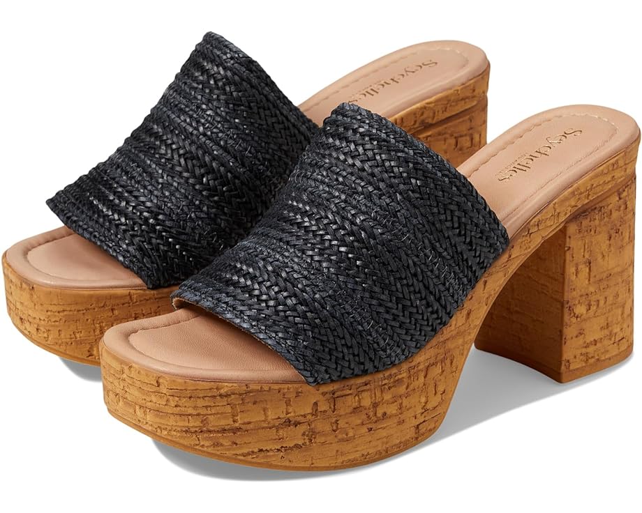 Seychelles Applause Woven Sandal Black