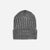 Verloop Simple Rib Knit Beanie Black White