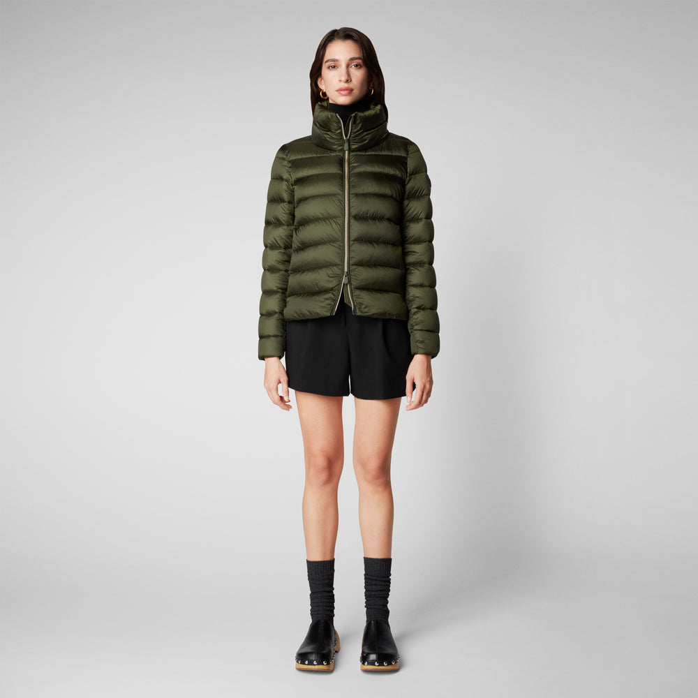 Save The Duck Elsie Jacket in Pine Green