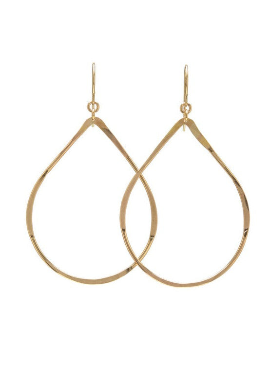 Kenda Kist Dew Drop Small Earrings Gold