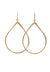 Kenda Kist Dew Drop Small Earrings Gold