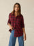 Faherty Legend Sweater Shirt in Cherry Creek Plaid