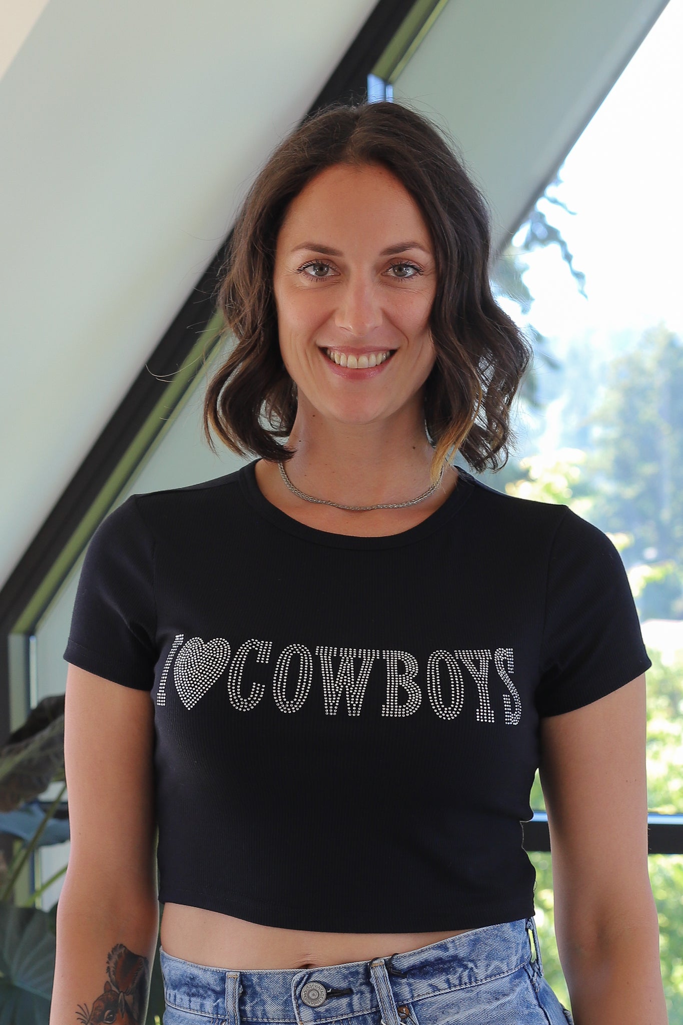 GOLDEN Shay Cowboys Hotfix Baby Tee