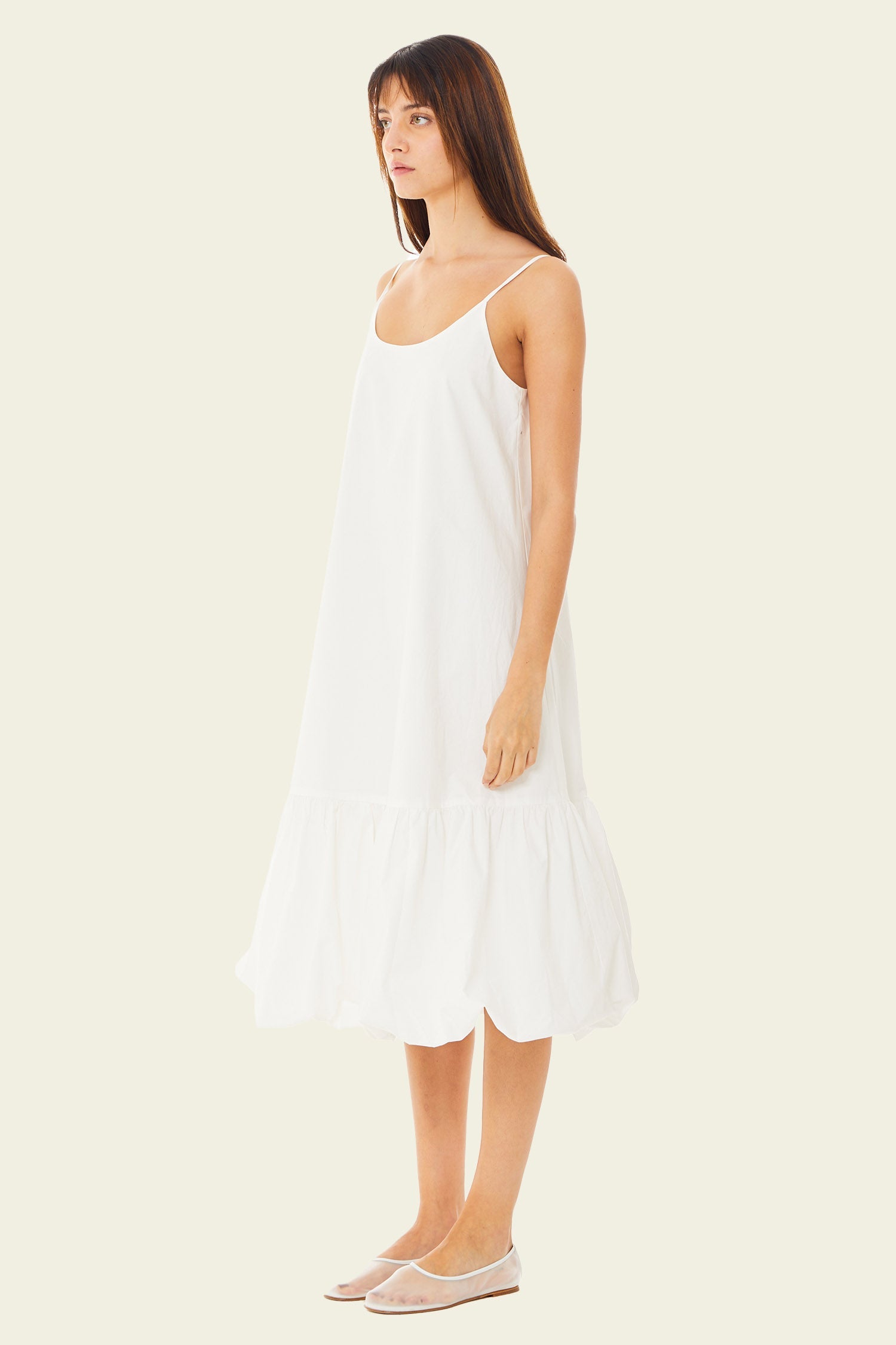 Find Me Now Cloud Poplin Midi Dress