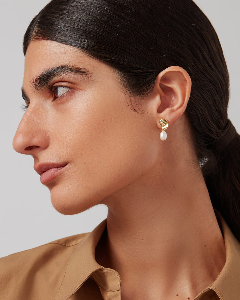 Jenny Bird Lucille Earrings Gold