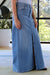 LE JEAN Maxi Skirt in Beach House