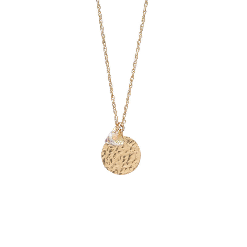 Kenda Kist Mini Medallion Necklace Silver