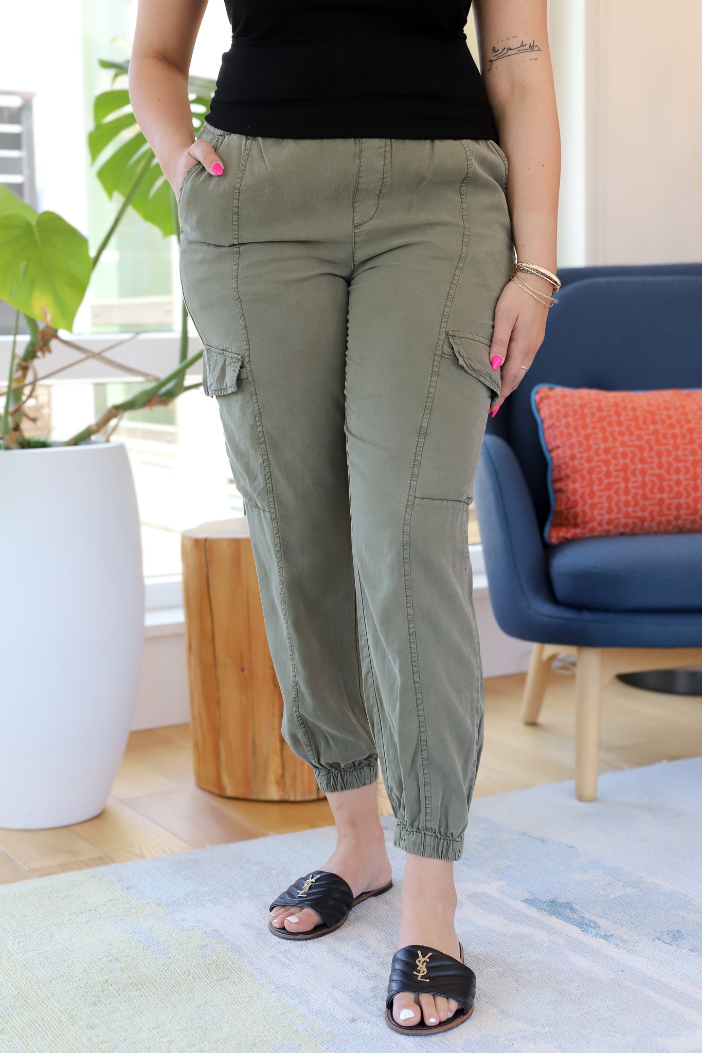 Sanctuary Relaxed Rebel Pant Olive