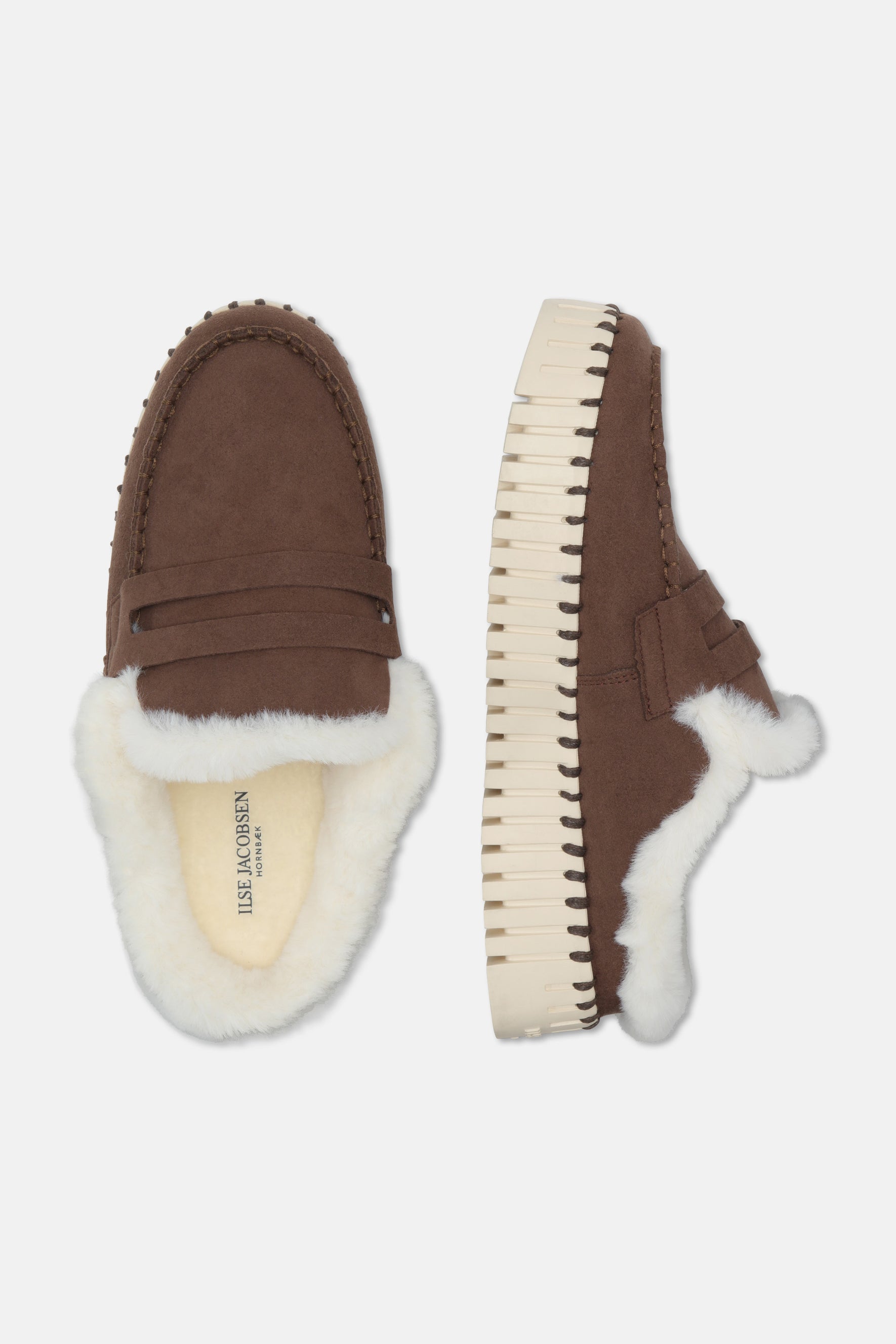 Ilse Jacobsen Loafer Slipper Chocolate