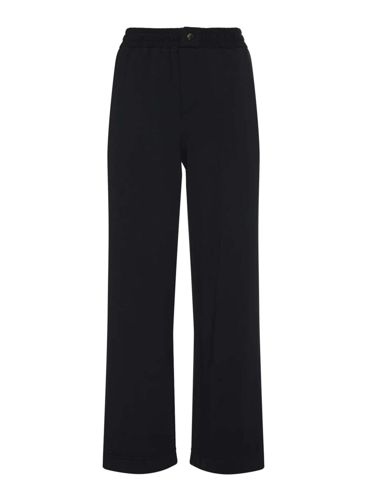 Stateside Softest Fleece Snap Wide Leg pant in Black