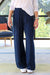 Stateside Dove Modal Wide Leg Cargo Pant Navy