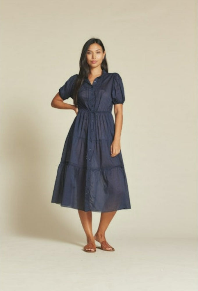 Birds of Paradis by Trovata Hildie Dress in Navy