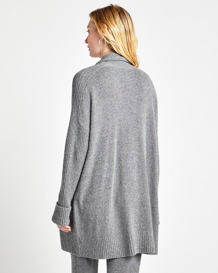 Splendid Ophelia Sweater Cardigan Mid Heather Grey