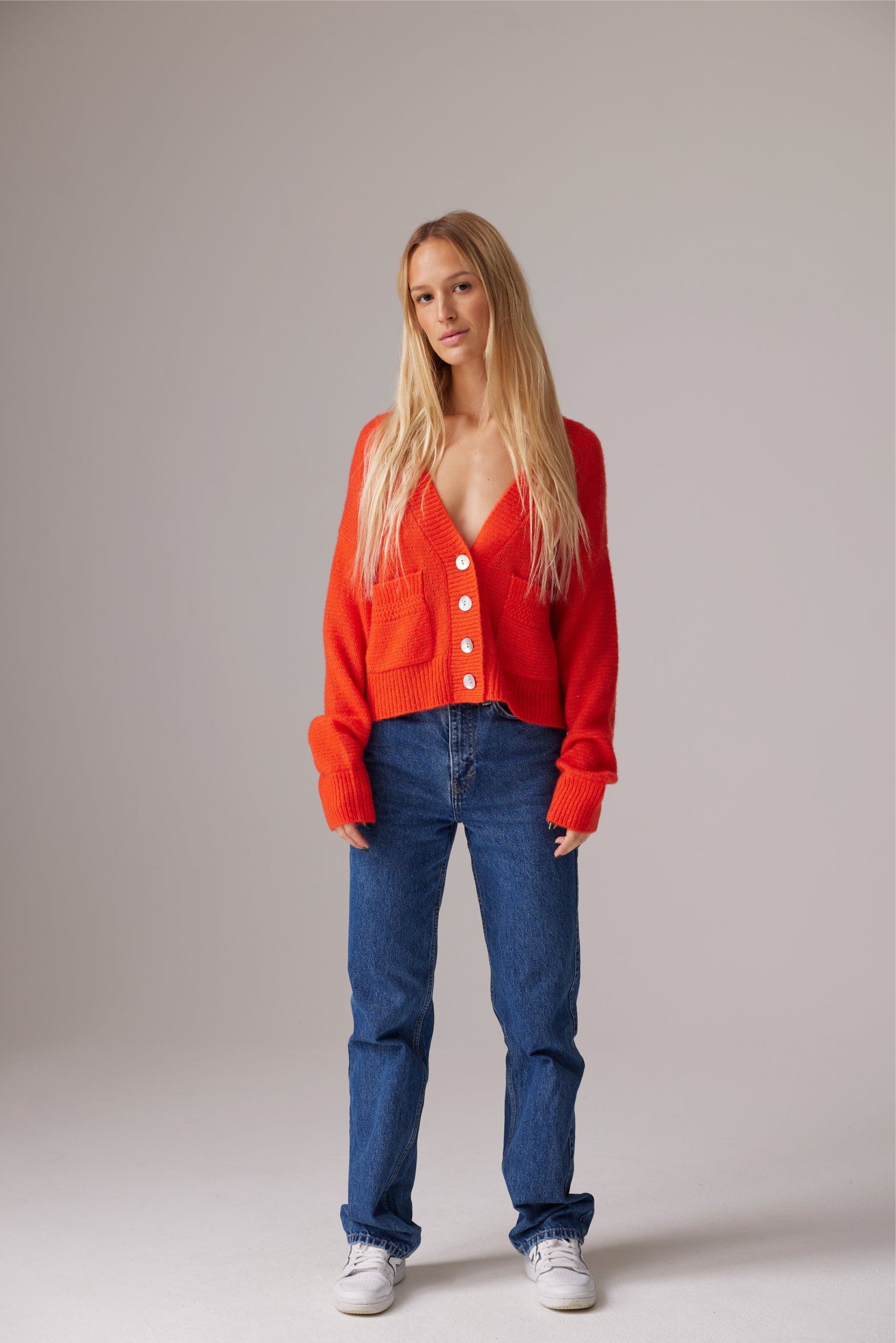 Colorush (C-RUSH) Amara Lolas Cropped Bomber Chilli