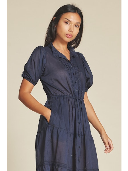 Birds of Paradis by Trovata Hildie Dress in Navy