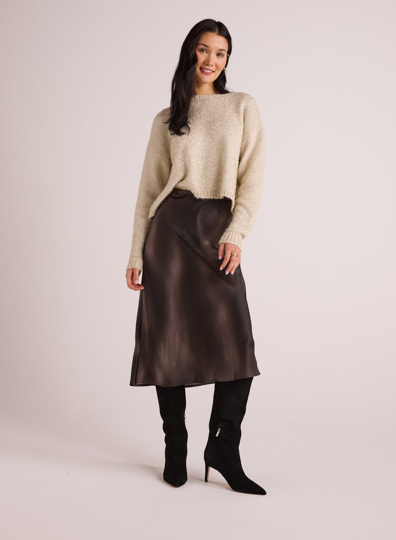 Bella Dahl Nora Midi Bias Skirt