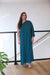 NYLAND Phoenix One Shoulder Maxi Dress Hunter Green