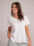 Bella Dahl Side Slit V-Neck Tee