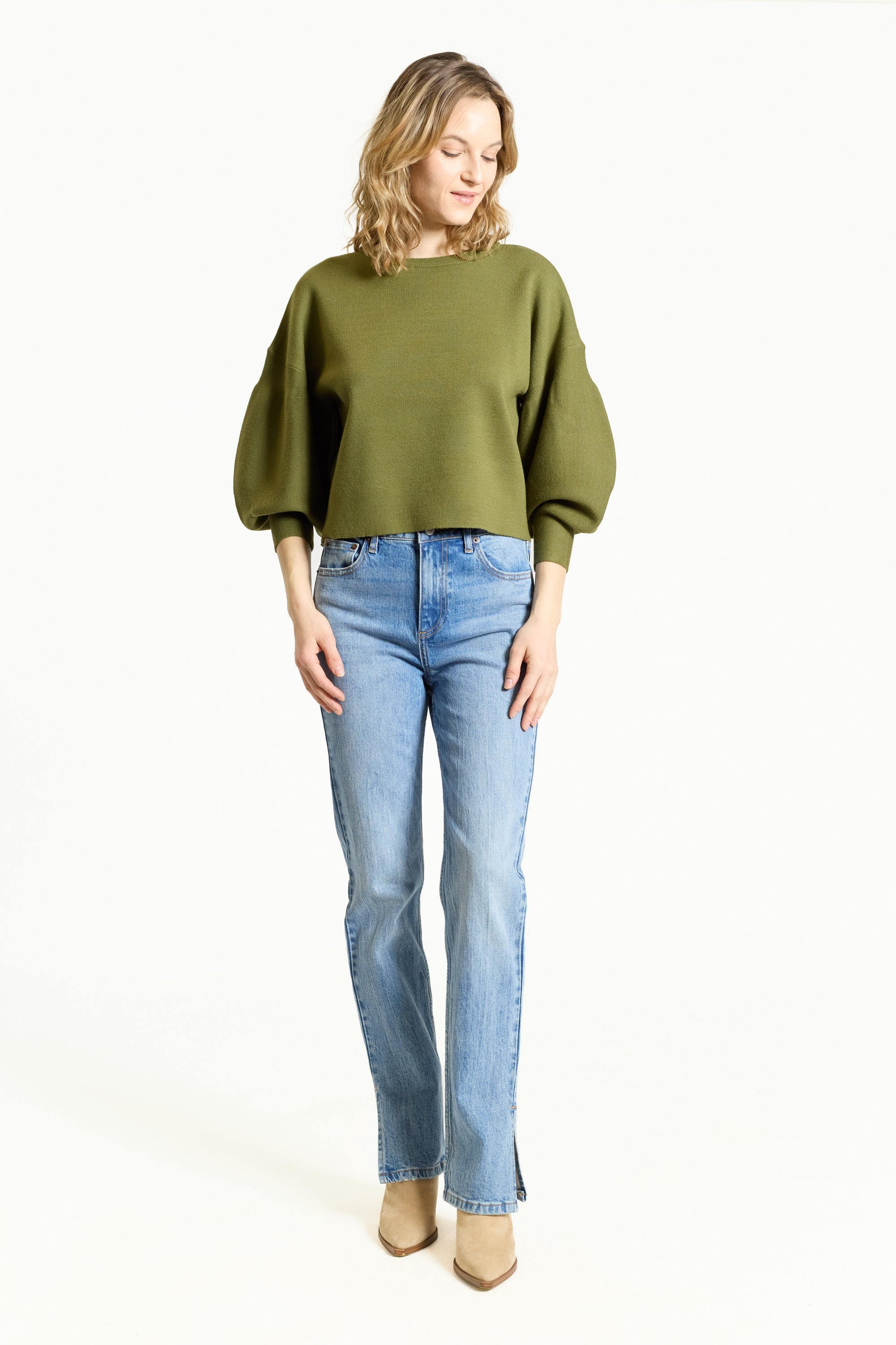 OAT Balloon Sleeve Sweater | 3047-KY