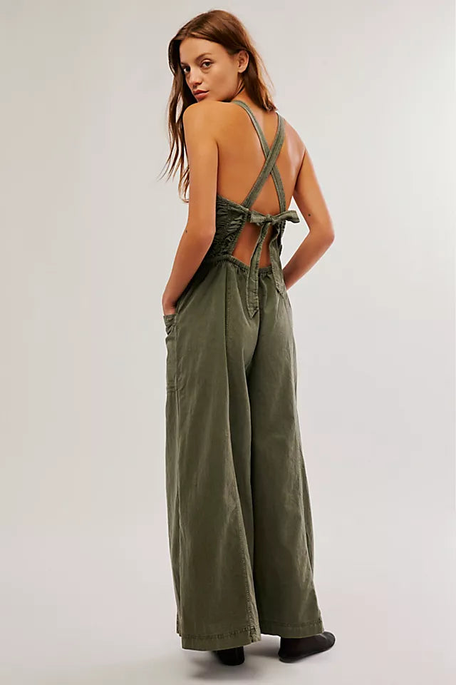 Free People Forever Always Ruched Onesie