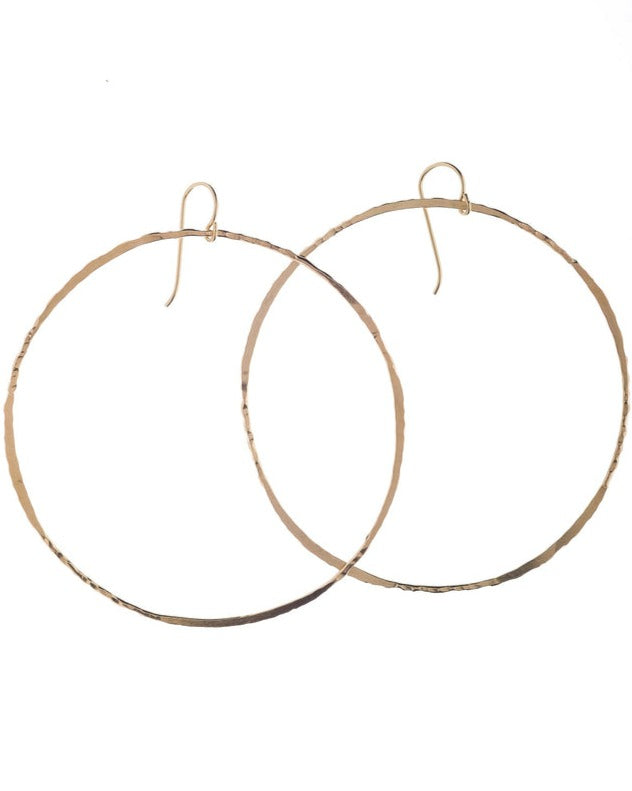 Kenda Kist Betsy Hoop Earrings Large Gold