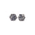 Kenda Kist Tiny Hex Stud Earrings GOld